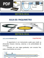 Leitura Paquimetro Polegada | PDF | Metrologia