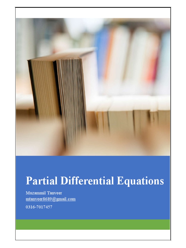 Understanding Partial Differential Equations | PDF | Differential ...