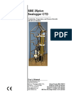 SBE 25plus Sealogger CTD: Conductivity, Temperature, and Pressure Recorder With RS-232 Interface