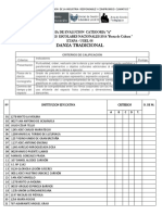 Modelo Ficha de Evaluacion Juegos Escolares Nacionales