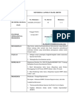 Spo Menerima Hasil Kritis