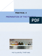 Practical - 2: Preparation of The Fixative