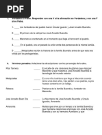 Prueba Cien Años de Soledad