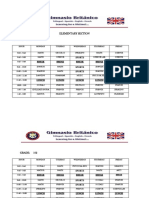 Elementary Section Grade: 101: Sports Break Break Break Break Sports Sports