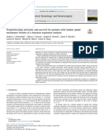 Prognosticating Outcomes and Survival For Patients With Lumbar Spinal Metastases: Results of A Bayesian Regression Analysis