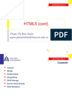 HTML5 (cont) : Phạm Thị Kim Ngôn ngon.phamthikim@hoasen.edu.vn