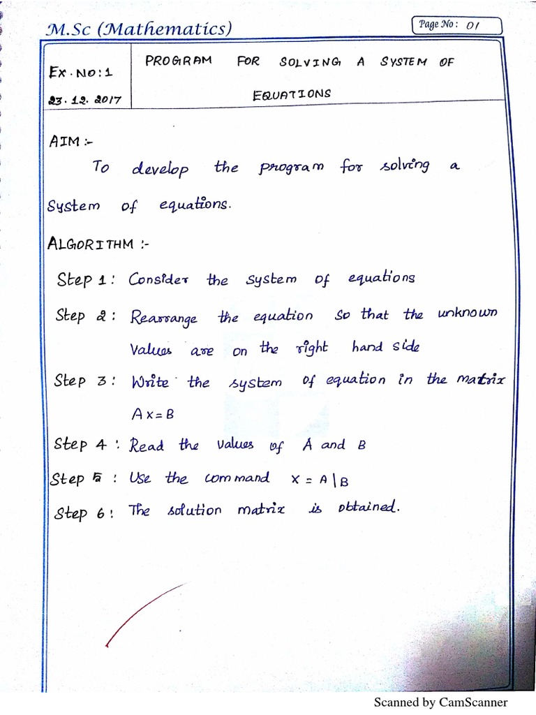 Matlab Algorithm PDF