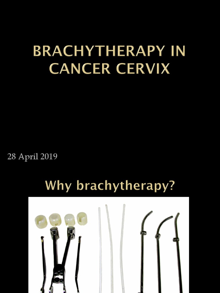 Brachytherapy in Cancer Cervix PDF Medical Specialties Clinical Medicine