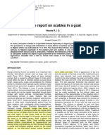 A Case Report On Scabies in A Goat