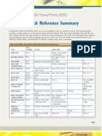 PowerPoint Quick Reference (Projects 1-2)