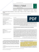 Keawe´aimoku-Kaholokula et al. (2013). Análisis funcional en evaluación conductual y formulación de casos clínicos. Clínica y Salud