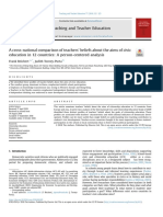 A Cross-National Comparison of Teachers' Beliefs About The Aims of Civic, A Person-Centered Analysis