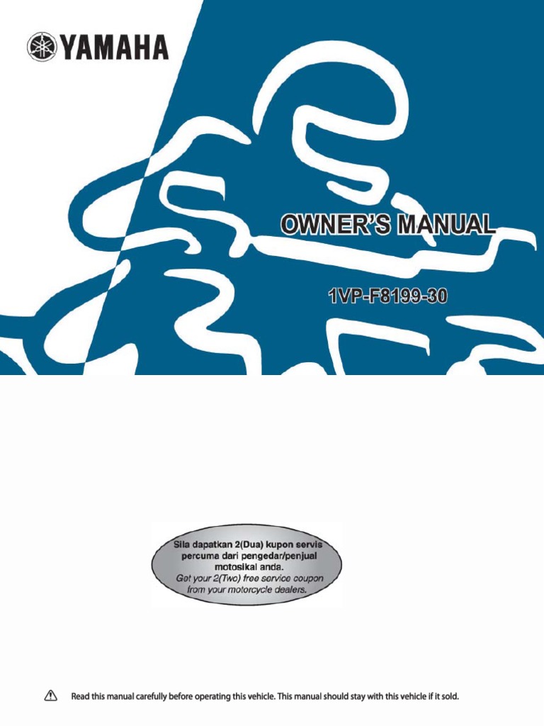 Yamaha Jupiter Z1 Manual Book PDF | PDF | Gasoline | Motorcycle