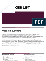 Mechanism of Passenger Lifts