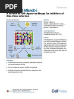 A Screen of FDA-Approved Drugs For Inhibitors of Zika Virus Infection