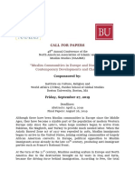 Call For Papers - Boston University