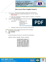 Demonstration Lesson Plan