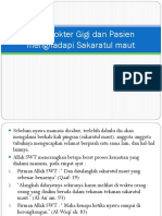 Etika Dokter Gigi dan Pasien menghadapi Sakaratul maut.pptx