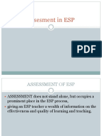 Assesment in ESP