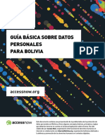 Guia Basica Proteccion de Datos Bolivia