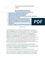 Desarrollo de Personal y Capacitación para un Desempeño Efectivo