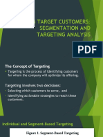 Identifying Target Customers: Segmentation and Targeting Analysis
