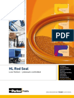 HL Rod Seal: Low Friction - Pressure Controlled