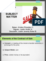 Chapter 3 Report - Subject Matter