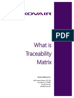 What Is Traceability Matrix