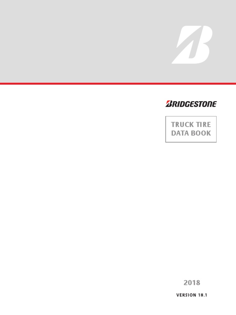 Bridgestone-Manual 2018 | PDF | Tire | Fuel Economy In Automobiles