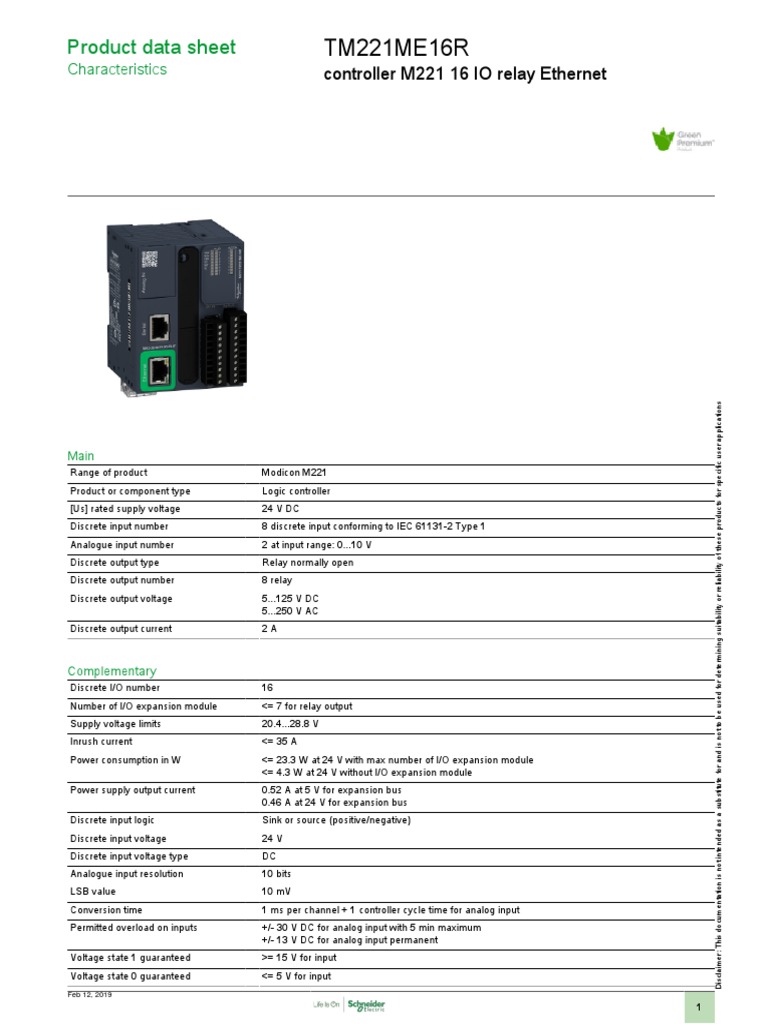 Logic Controller Modicon | PDF | Usb | Power Supply
