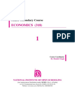 NIOS Economics Senior Secondary Course Study Material Textbook For UPSC Civil Services PDF