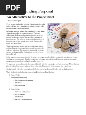 Funding Proposal
