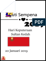 Cuti Cuti Malaysia 2019