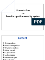 Presentation On Face Recognition Security System