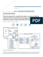 Leverage Object-Oriented Industrial Programming - Control Engineering