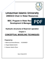 Hydraulic Structures & Reservoirs Operation - CH - 5 PDF