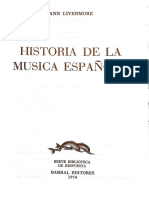 LIVERMORE, A. Historia de La Música Española PDF