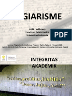 Materi - Plagiarism (Prof Adik Wibowo)