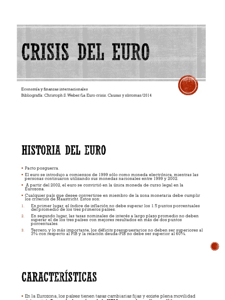 Crisis Del Euro | PDF | Crisis de la deuda europea | Euro