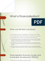 What is Financialisation