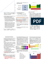 Tabla Periódica, Configuración Electrónica y Enlace Químico de Los Elementos