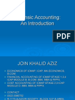 Forensic Accounting: An Introduction