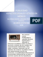 Trabajo Publicidad y Aspectos Legales y Éticos en México
