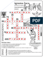 05 Crucigrama Inca Solución PDF