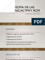 Filosofía de Las Técnicas TPM y RCM