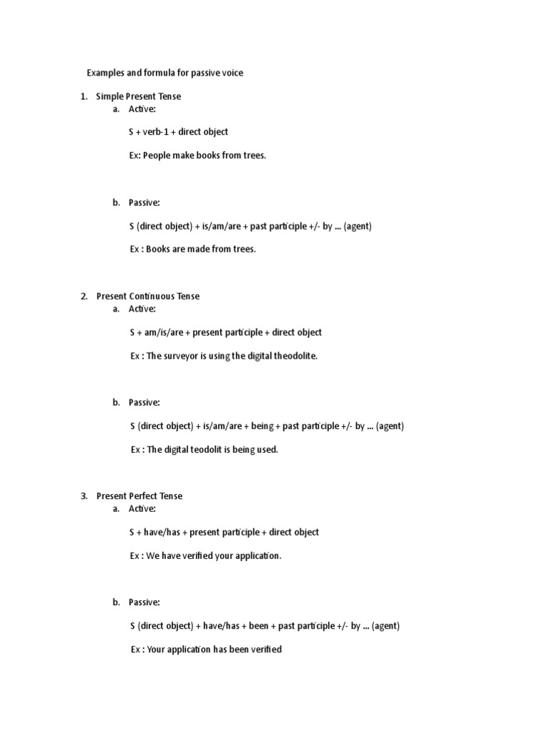 Examples + Formula | PDF | Grammatical Tense | Perfect (Grammar)