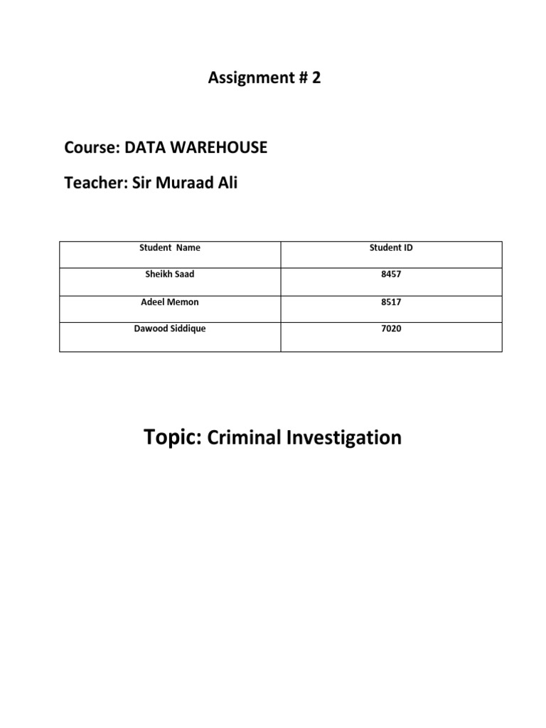 Topic:: Assignment # 2 | PDF | Data Mining | Machine Learning