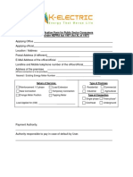 Application Form For PSC PDF