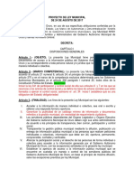 Ley Municipal de Acceso a la Información Pública